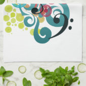 Musikstrudelküchen-Teetuch Geschirrtuch (Gefaltet)