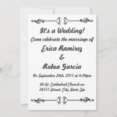 Musikstück Einladung (Vorderseite)