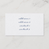 Musikstudententeam Visitenkarte (Rückseite)