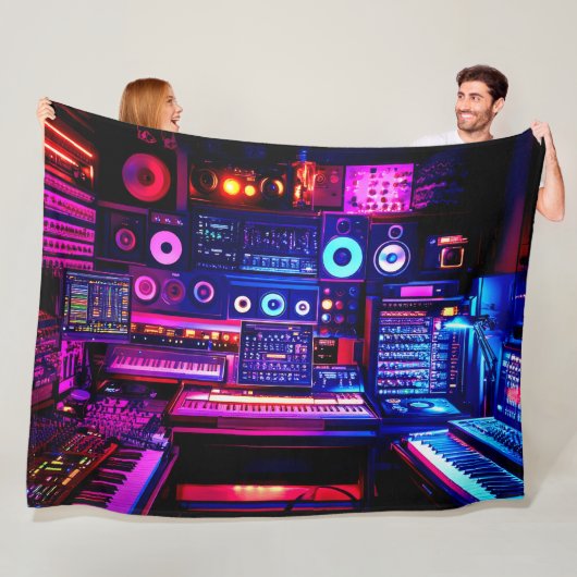 Musikstudio Fleecedecke (Beispiel)