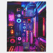 Musikstudio Fleecedecke (Vorderseite)