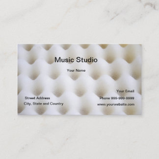Musikstudio Visitenkarte