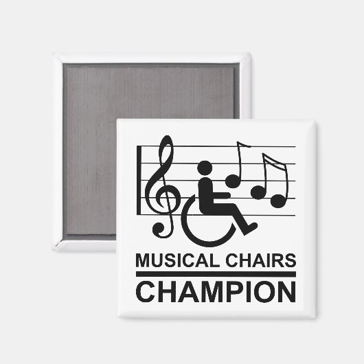 MUSIKSTÜHLE - CHAMPION MAGNET (Vorderseite/Rückseite)