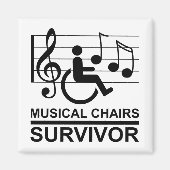 MUSIKSTÜHLE - ÜBERLEBEN MAGNET (Vorne)