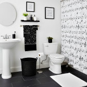 Musiksymbole Badetuch Set