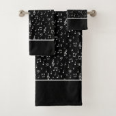 Musiksymbole Badetuch Set (Insitu)