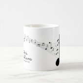 Musiksymbole Personalisiert Kaffeetasse (Mittel)
