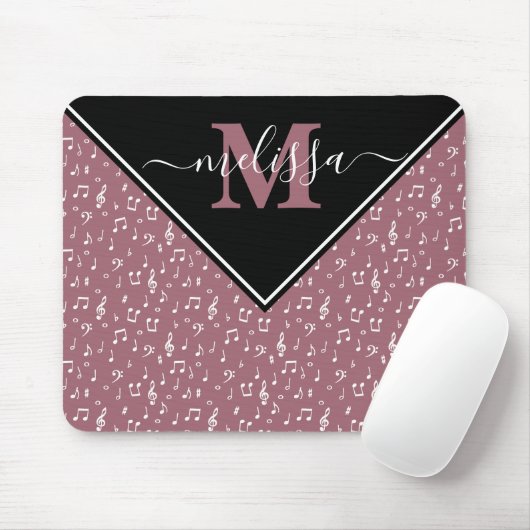 Musiksymbole personalisierte Maustaste Mousepad (Mit Mouse)