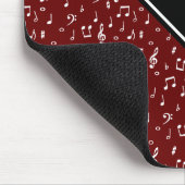 Musiksymbole personalisierte Maustaste Mousepad (Ecke)