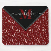 Musiksymbole personalisierte Maustaste Mousepad (Vorne)