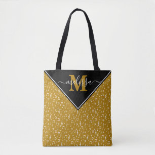 Musiksymbole personalisierte Tragetasche Tasche