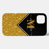 Musiksymbolen personalisiert Case-Mate iPhone Case (Rückseite (Horizontal))
