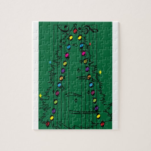 Musiksymmetrie, Weihnachtsbaum Puzzle (Vertikal)
