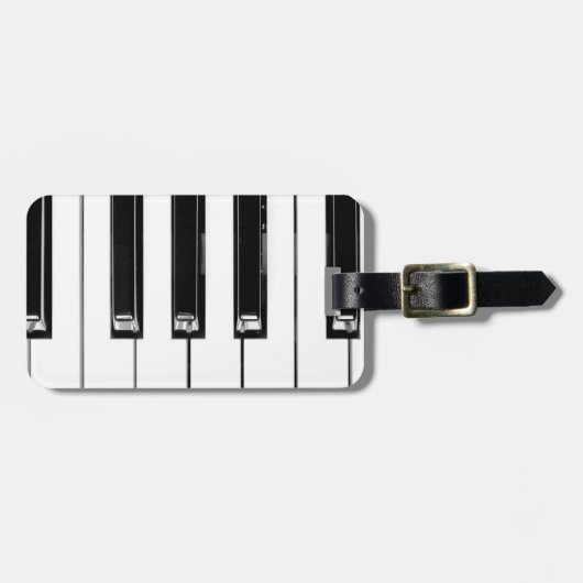 Musiktastatur Gepäckanhänger (Vorderseite horizontal)