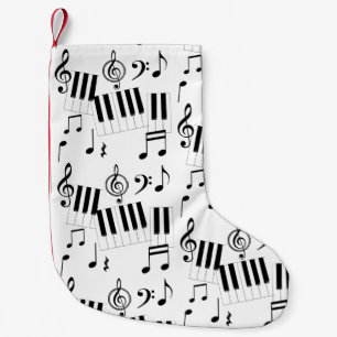 Musiktastatur Piano Note Erholung Treble Clef Kleiner Weihnachtsstrumpf