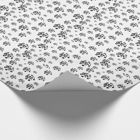 Musiktasten-Wrapping-Papier Geschenkpapier (Ecke)
