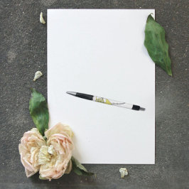 Musikteam und französisches Horn Zeichnend mit Ini Kugelschreiber