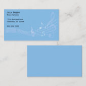 Musikteam Wave Music Teacher Visitenkarte (Vorne/Hinten)