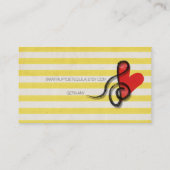 Musikteraphie Visitenkarte (Rückseite)