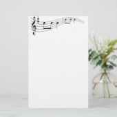 Musiktext Briefpapier (Stehend Vorderseite)