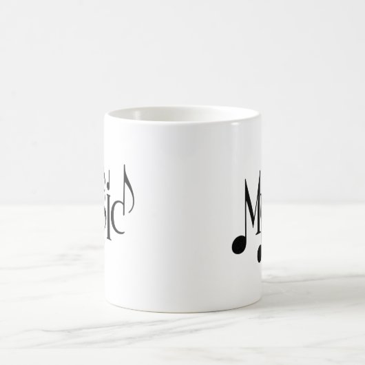 Musiktext Kaffeetasse (Mittel)