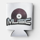 Musiktext mit Vinyl Record Dosenkühler (Vorderseite)