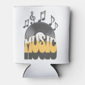 Musiktext mit Vinyl Record Dosenkühler (Vorderseite)