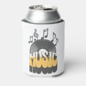 Musiktext mit Vinyl Record Dosenkühler (Kanne Rückseite)