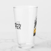 Musiktext mit Vinyl Record Glas (Rechts)