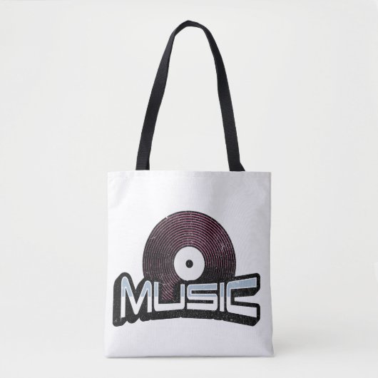 Musiktext mit Vinyl Record Tasche (Vorderseite)