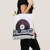 Musiktext mit Vinyl Record Tasche (Von Nahem)
