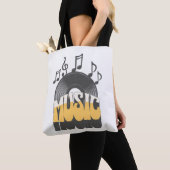 Musiktext mit Vinyl Record Tasche (Von Nahem)