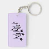 Musiktext Schlüsselanhänger (Rückseite)