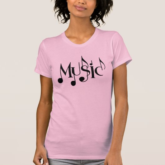 Musiktext T-Shirt (Vorderseite)