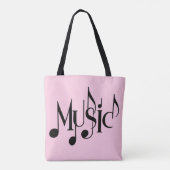 Musiktext Tasche (Rückseite)
