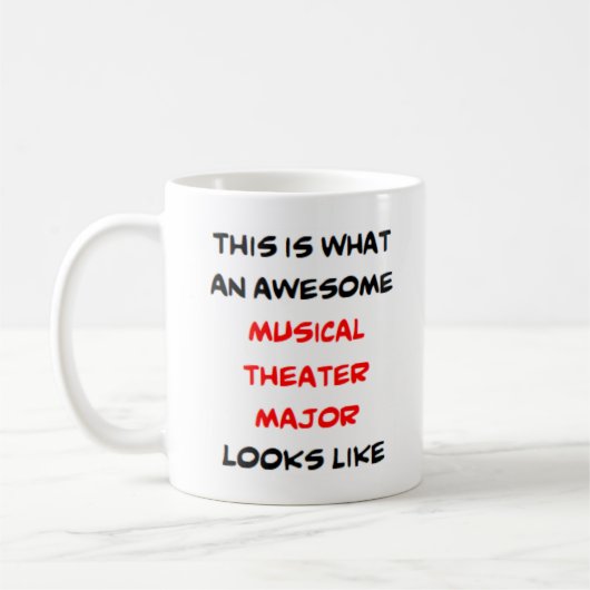 Musiktheater Dur, phantastisch Kaffeetasse (Links)