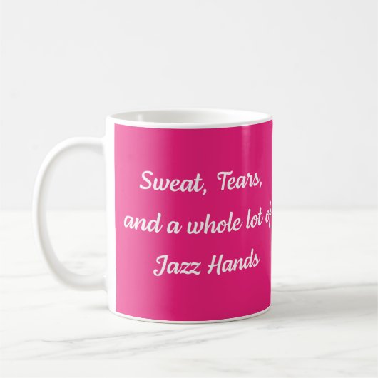 Musiktheater Funny Quote Tasse (Links)