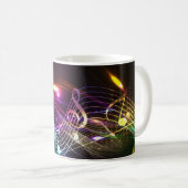 Musiktheater Musikstil Notation Design Kaffeetasse (VorderseiteRechts)