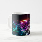 Musiktheater Musikstil Notation Design Kaffeetasse (Vorderseite Links)