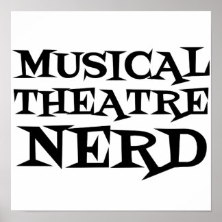 MUSIKTHEATER NERD POSTER