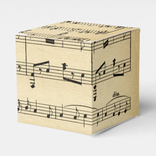 Musikthema Geschenkschachtel (Vorderseite)