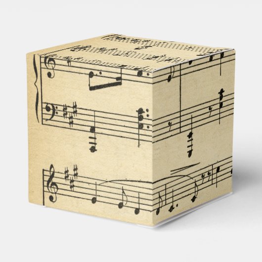 Musikthema Geschenkschachtel (Rückseite)