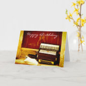 Musikthema Karte (Gelbe Blume)