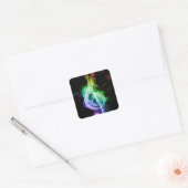 Musikthema Quadratischer Aufkleber (Umschlag)