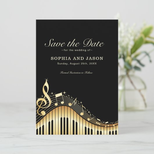 Musikthema Save the Date (Stehend Vorderseite)