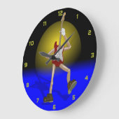 Musikthemenuhr Große Wanduhr (Winkel)