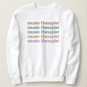 Musiktherapeut Retro Music Therapy gibt Geschenke Sweatshirt