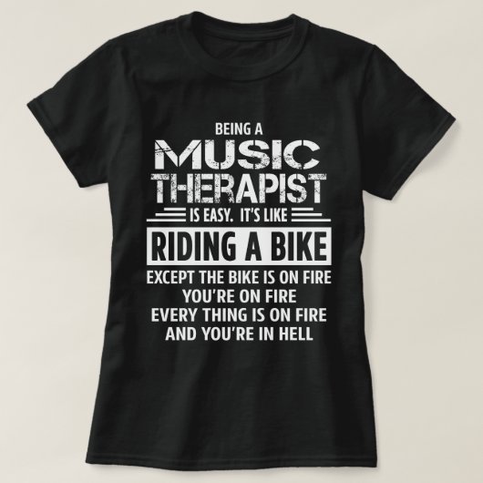 Musiktherapeut T-Shirt (Design vorne)