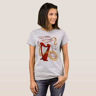 Musiktherapie "Behalten Harping" T-Shirt