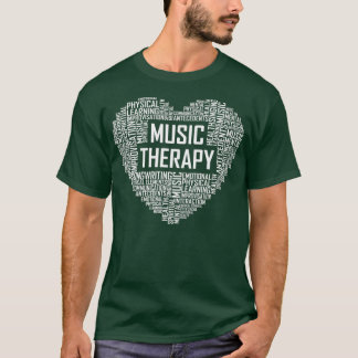 Musiktherapie Herzgeschenke Therapeutin Wertschätz T-Shirt